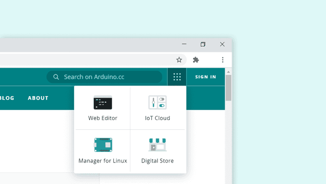 Opening the Arduino Cloud