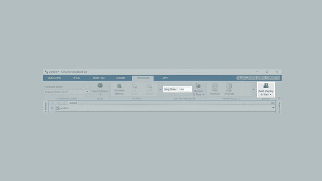 Run Model in External Mode