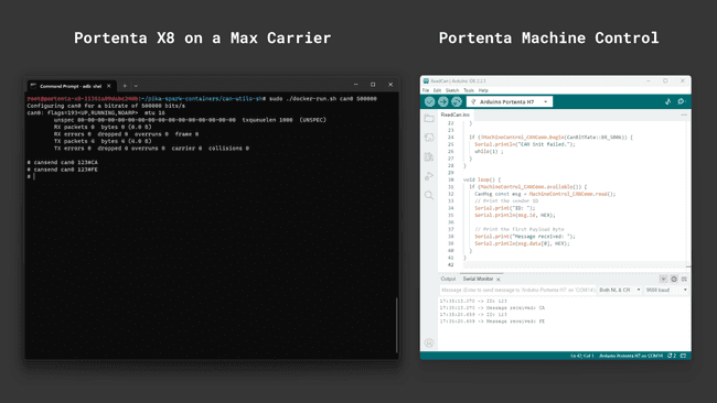 X8 + Max Carrier sending a CAN message to Machine Control