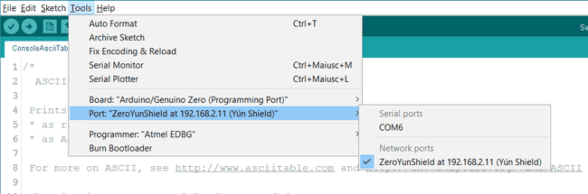 Port WiFi IDE