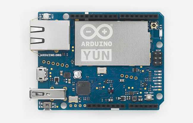 The Arduino Yún board